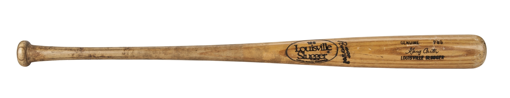 1985 Gary Carter Game Used Louisville Slugger P89 Model Bat (MEARS A8)